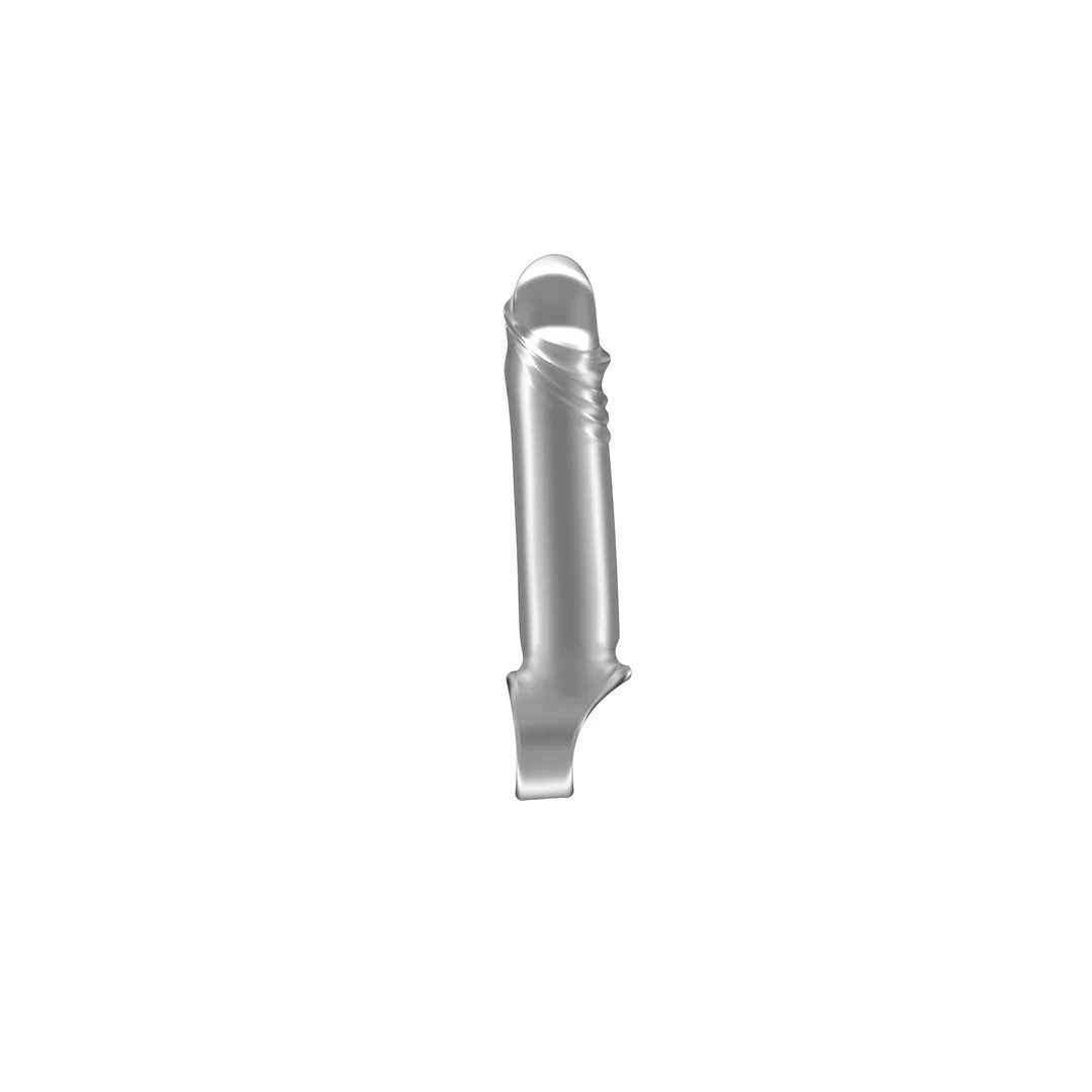 Penis Sleeve mit Hodensackriemen – Elastische Penisverlängerung – Bild 5