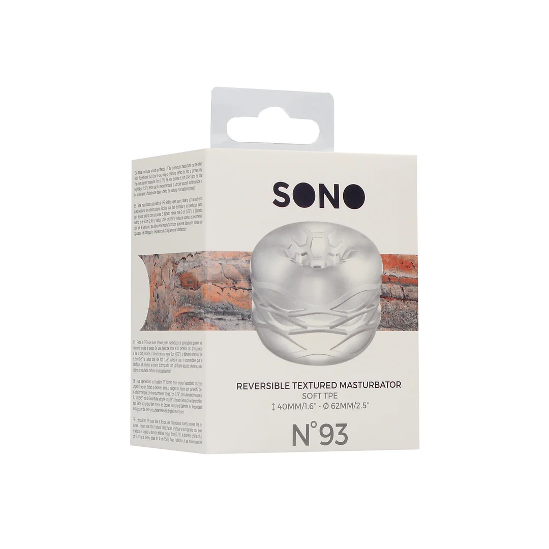 SON093TRA_1 Sono by Shots No.93 beidseitiger Masturbator – Bild 1
