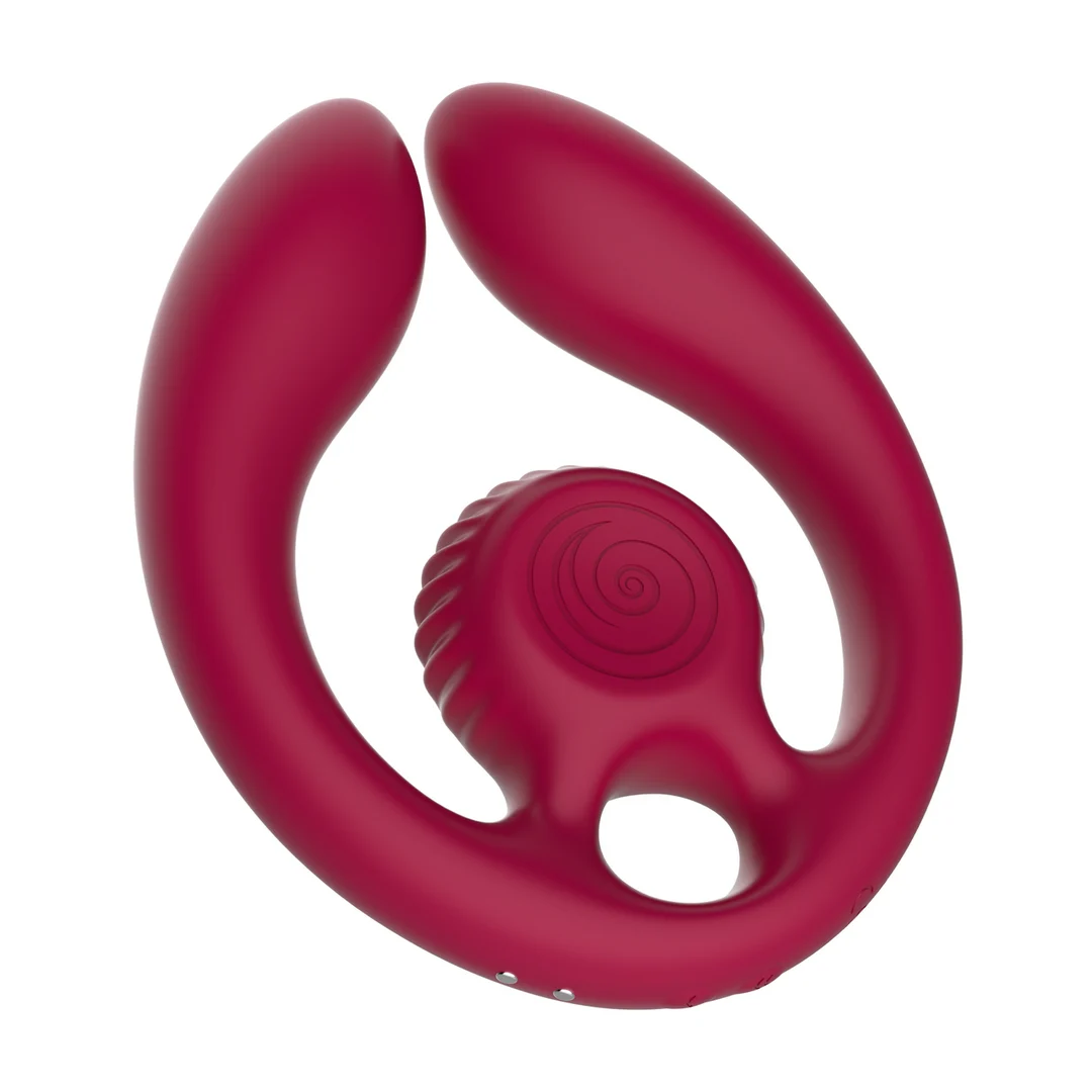 GIZI Duo Stimulator für Paare Bordeaux – Bild 4