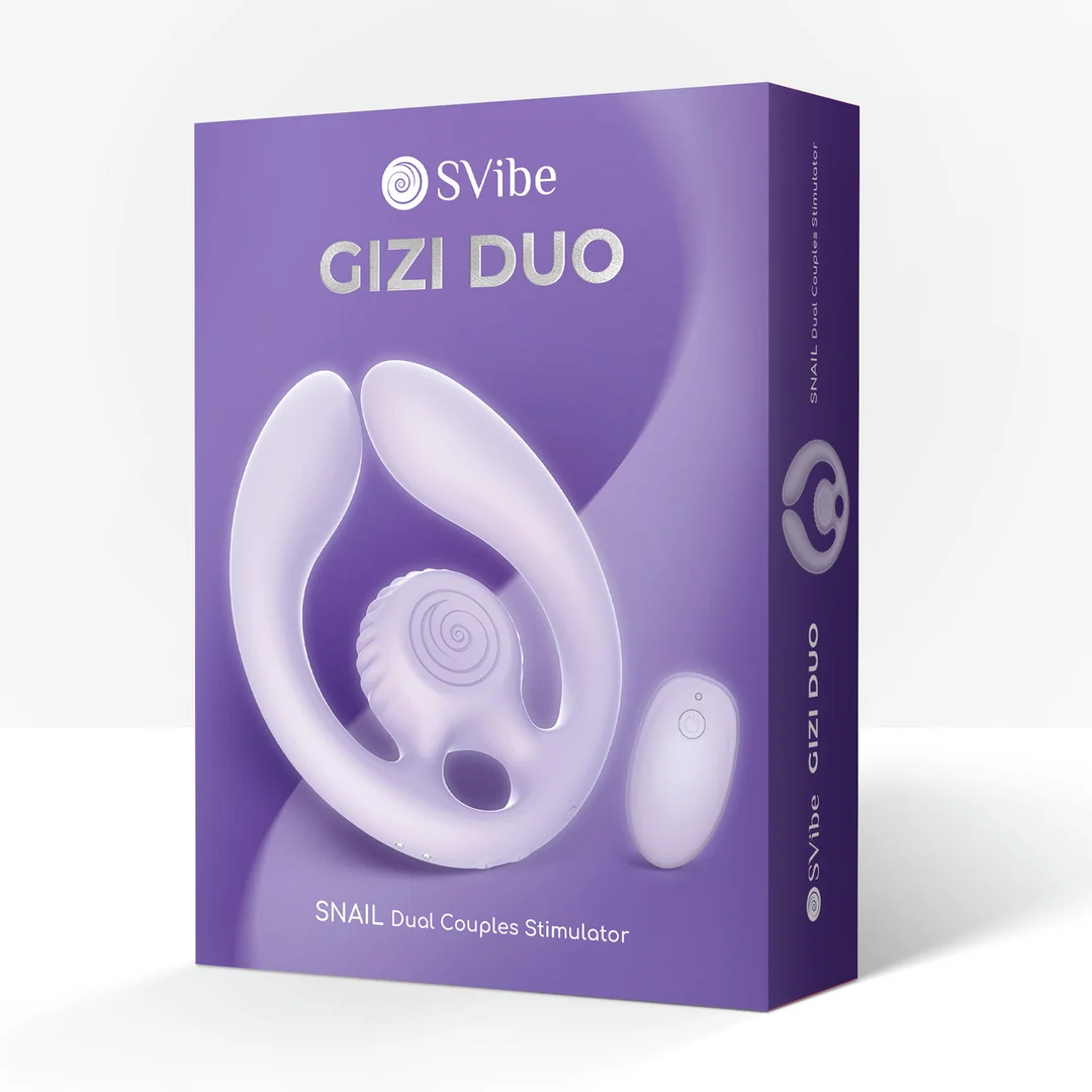 GIZI Duo Stimulator für Paare Bordeaux – Bild 7