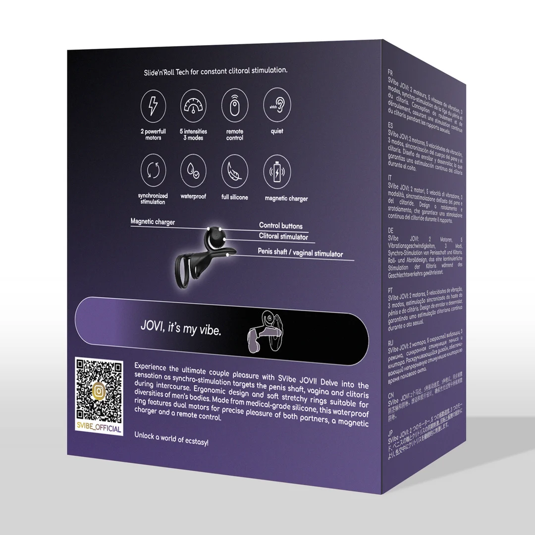 JOVI Dual Ring Stimulator für Paare schwarz – Bild 2