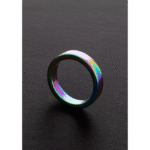 Nicht vibrierender Cockring mit eloxierter Oberfläche – Rainbow Flat C Ring – Bild 4