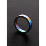 Nicht vibrierender Cockring mit eloxierter Oberfläche – Rainbow Flat C Ring – Bild 7
