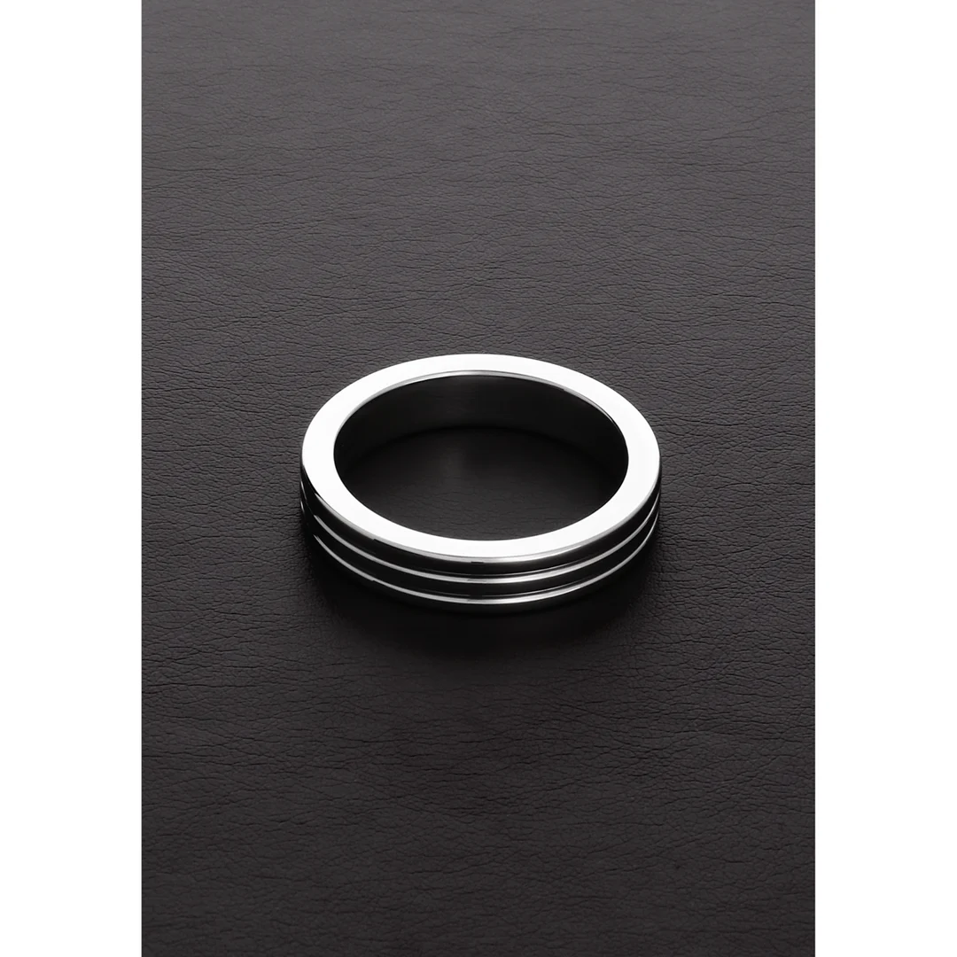 Nicht vibrierender Cockring mit geripptem Design – Ribbed C Ring – Bild 5