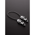 Steel by Shots Clover Brustwarzenklemmen mit Kette – Bild 3