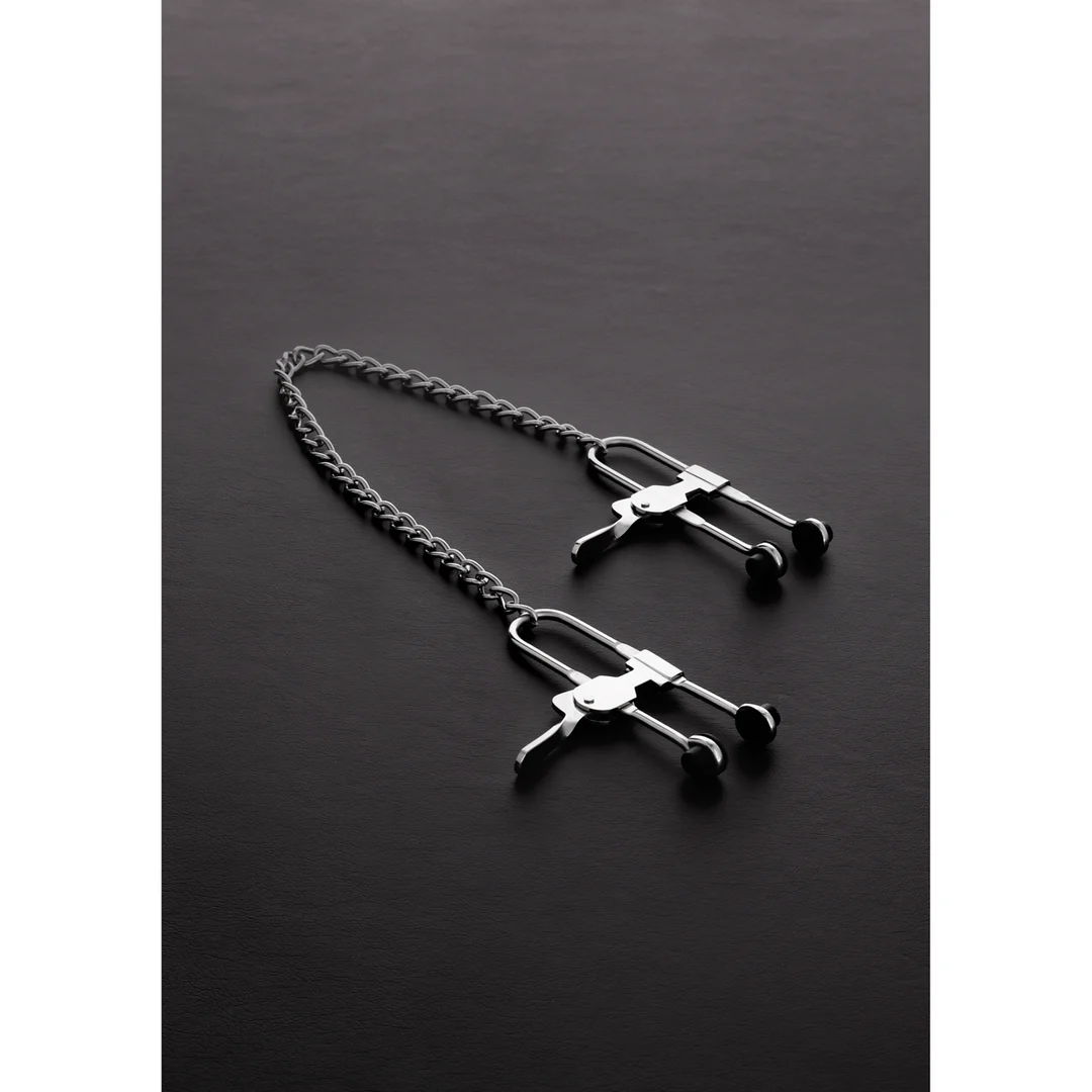 BDSM Nippelklemmen mit verstellbarem Druck – Preasure Tit Lock Nippelklemme – Bild 2