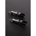 BDSM Nippelklemmen mit verstellbarem Druck – 2 Barrel Nippelklemmen mit 3 Edelsteinen – Bild 2