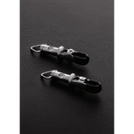BDSM Nippelklemmen mit verstellbarem Druck – 2 Barrel Nippelklemmen mit 3 Edelsteinen – Bild 3
