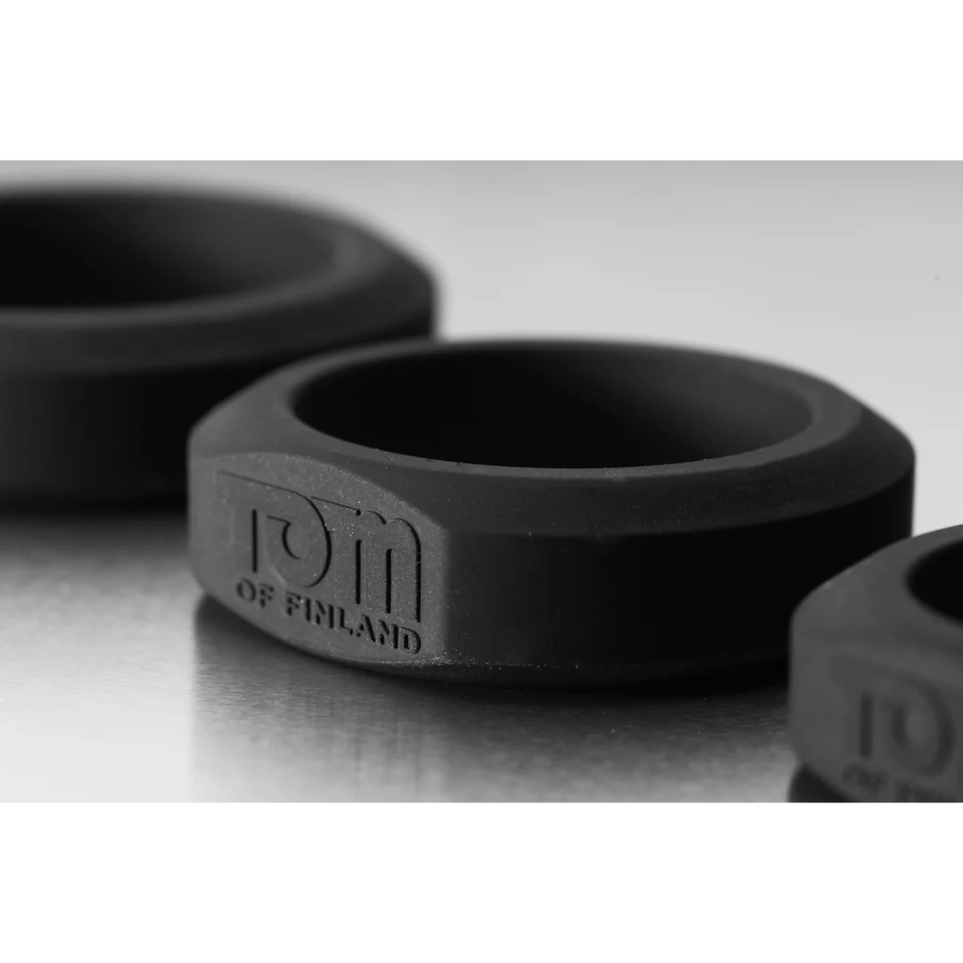 XR Brands Silikon Cockring Set mit 3 Größen – Bild 4