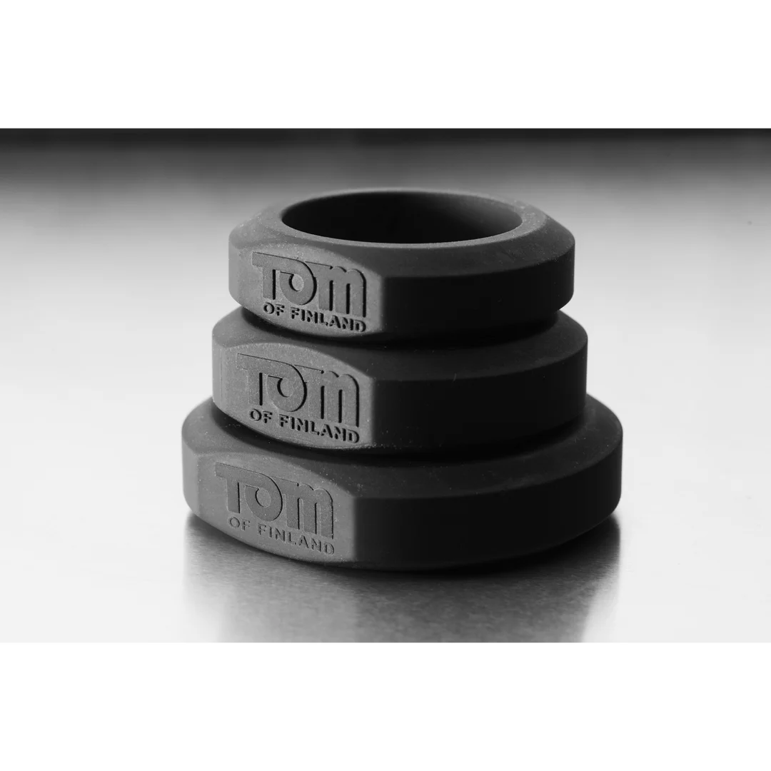 XR Brands Silikon Cockring Set mit 3 Größen – Bild 5