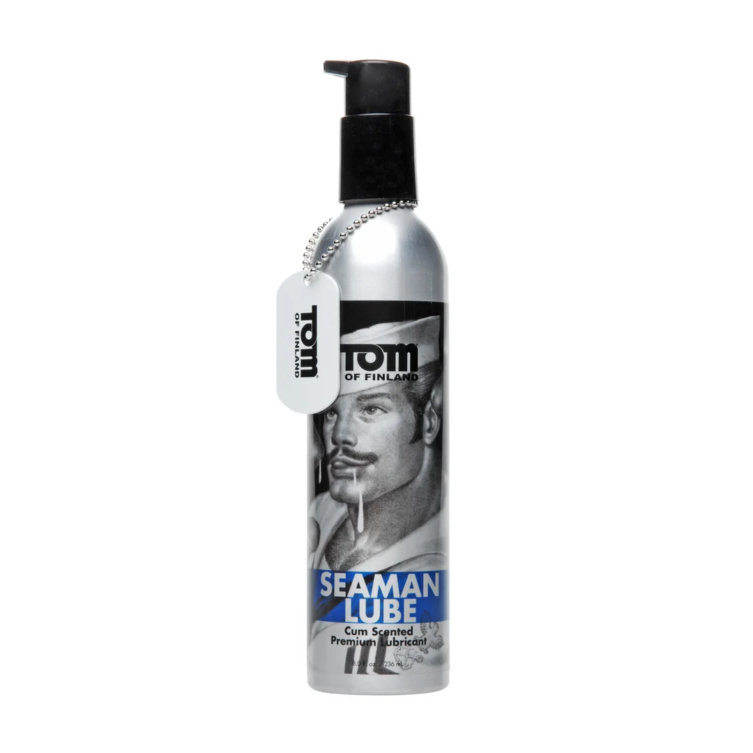 Gleitgel auf Wasserbasis – sieht aus wie Sperma, extra gleitfähig für Masturbation und Penetration – unparfümiert – 236 ml – Tom of Finland – Bild 2