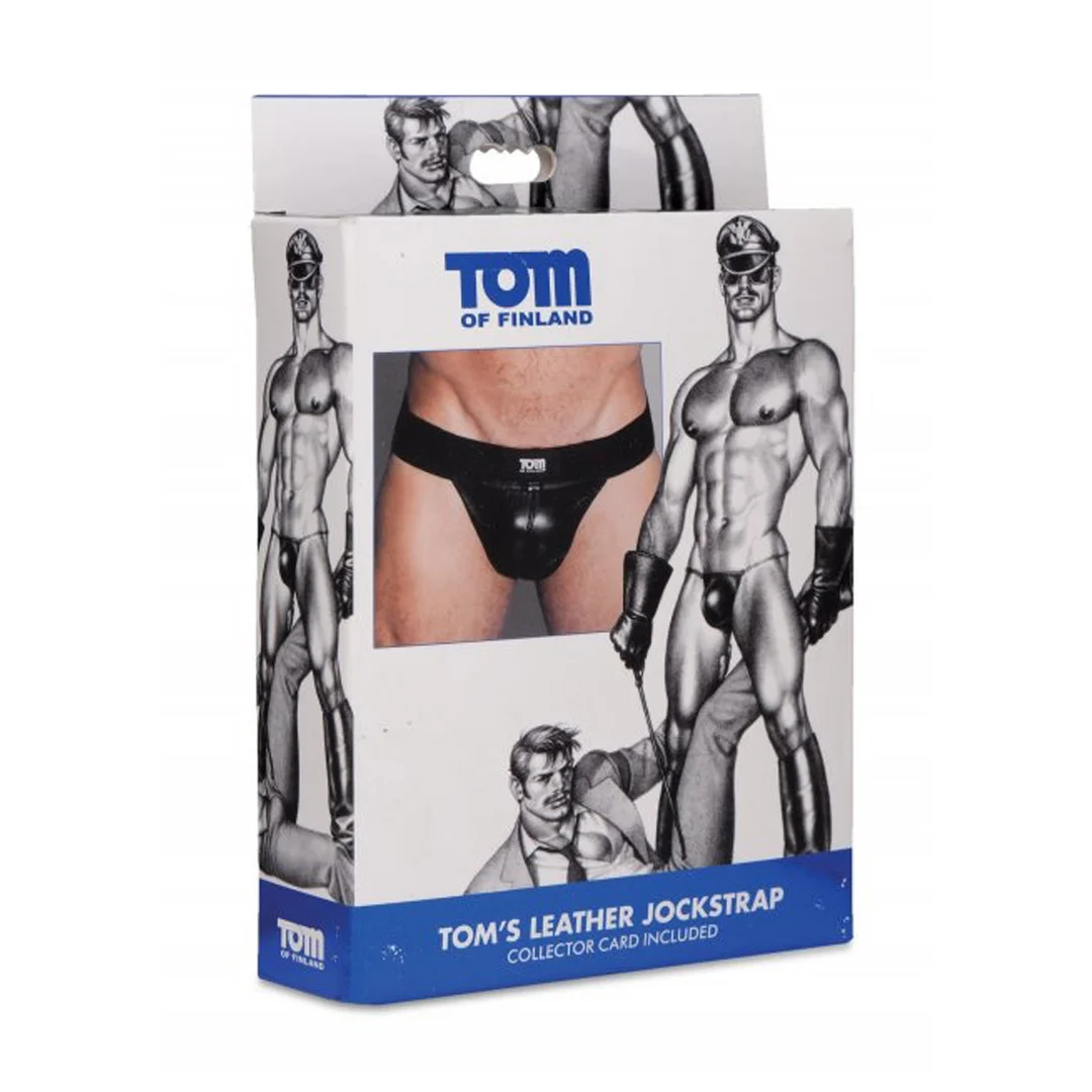 Jockstrap aus glänzendem Leder für einen markanten Herrenlook – XR Brands – Bild 1