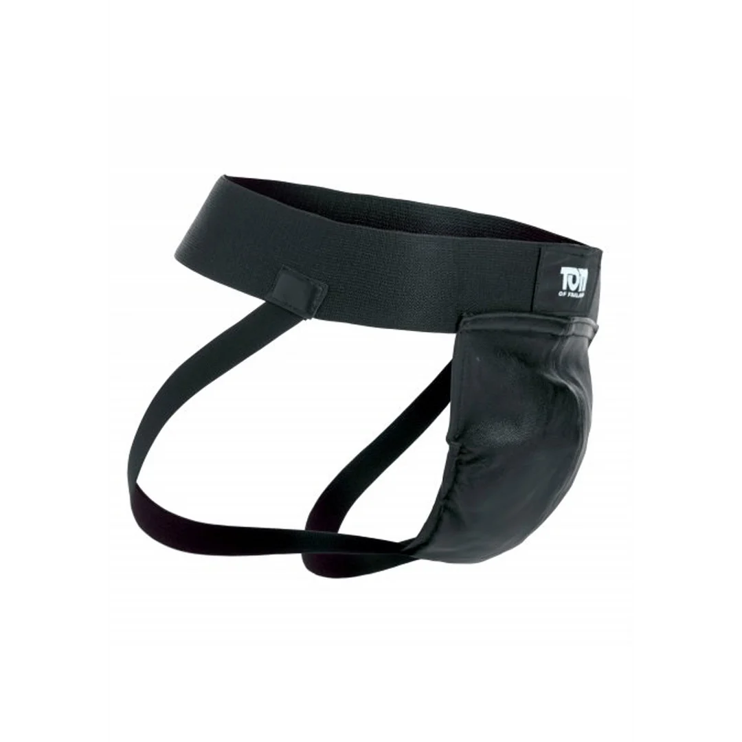 Jockstrap aus glänzendem Leder für einen markanten Herrenlook – XR Brands – Bild 2