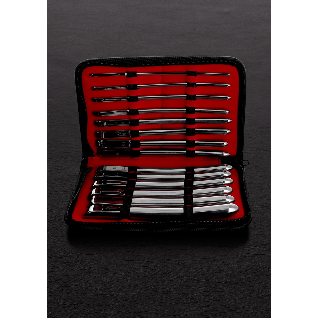 TMS-2403_1_1 Steel by Shots Dilator Set aus Edelstahl, 14 Stück – Bild 1