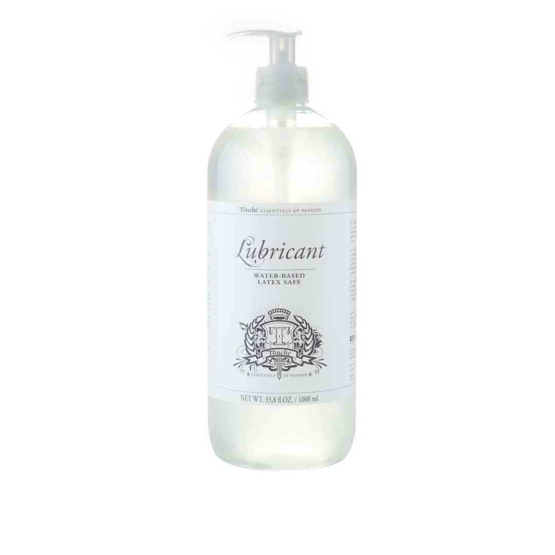 Gleitgel auf Wasserbasis – dermatologisch getestet und farblos – unparfümiert, geschmacksneutral – 1000 ml / 34 fl oz – Touché by Shots – Bild 1