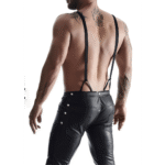 Fetish Outfit in Wetlook mit Metalldetails für ihn – Regnes Fetish Planet – Bild 10