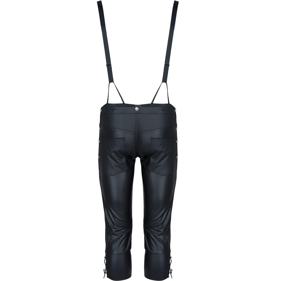 Fetish Outfit in Wetlook mit Metalldetails für ihn – Regnes Fetish Planet – Bild 12