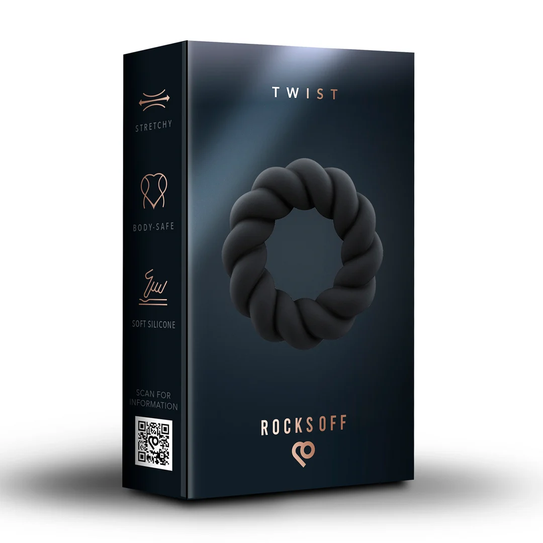 TWISTBK_1 Rocks Off Twist Cockring – Bild 1
