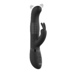 Rabbit Vibrator mit drehbaren Perlen und doppelter Stimulation – schwarz (Izara), VIVE by Shots – Bild 5
