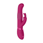 Rabbit Vibrator mit drehbaren Perlen und doppelter Stimulation – schwarz (Izara), VIVE by Shots – Bild 11