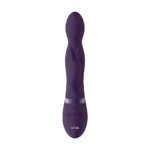 Rabbit Vibrator mit 360° rotierender G Punkt Spitze und 10 Einstellungen, VIVE by Shots, lila – Bild 5