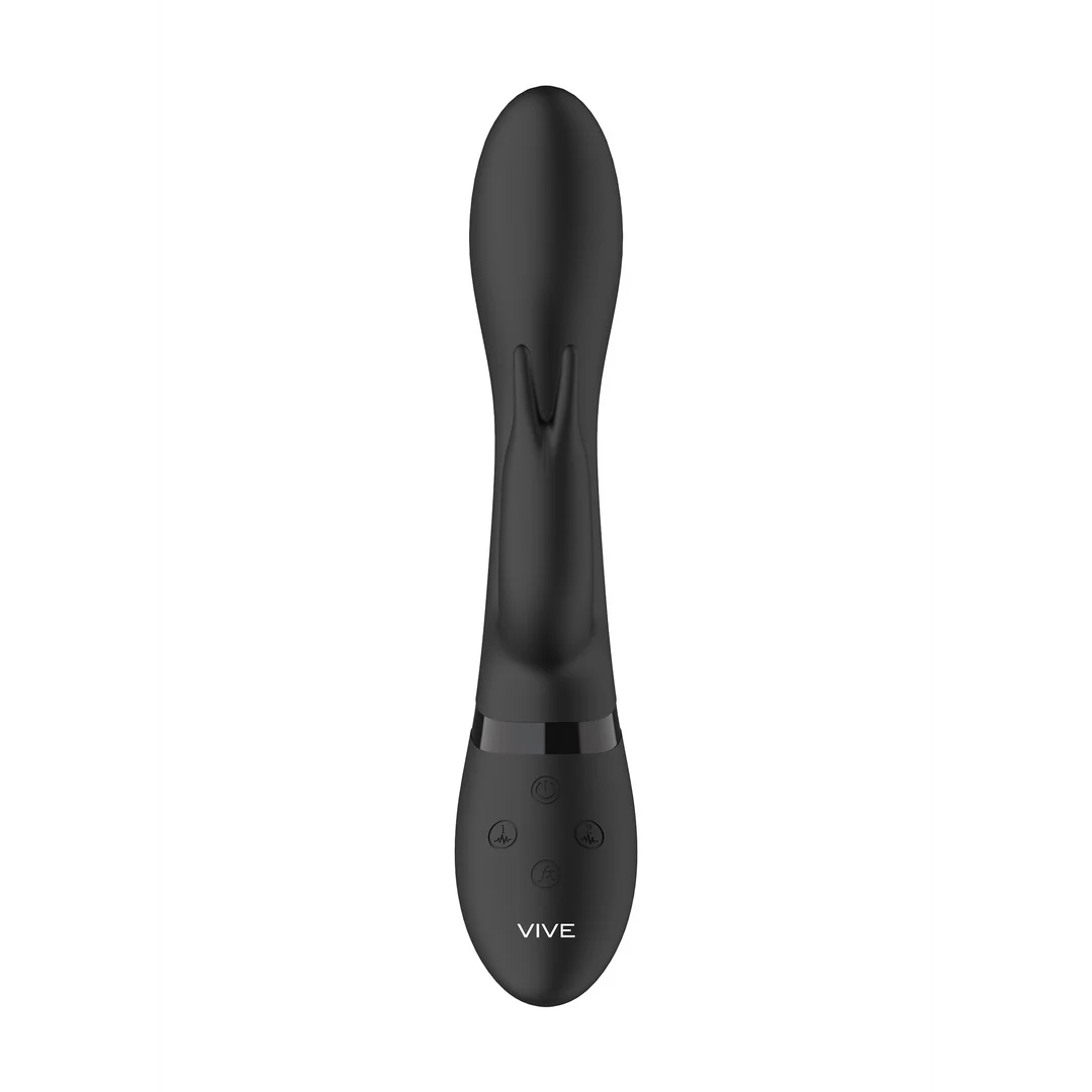 Rabbit Vibrator mit 10 Einstellungen für G Punkt und Klitoris, aufladbar und wasserdicht, VIVE by Shots, rosa VIVE by Shots – Bild 5