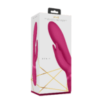 Rabbit Vibrator mit 10 Einstellungen für G Punkt und Klitoris, aufladbar und wasserdicht, VIVE by Shots, rosa VIVE by Shots – Bild 8