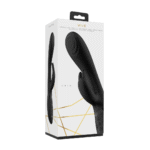 Rabbit Vibrator mit Pulswellen G Punkt Spitze und Klitorisvibrator, schwarz, VIVE by Shots – Bild 8