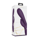 Rabbit Vibrator mit Pulswellen G Punkt Spitze und Klitorisvibrator, schwarz, VIVE by Shots – Bild 2