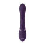 Rabbit Vibrator mit Pulswellen G Punkt Spitze und Klitorisvibrator, schwarz, VIVE by Shots – Bild 5