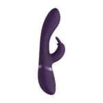 Rabbit Vibrator mit Pulswellen G Punkt Spitze und Klitorisvibrator, schwarz, VIVE by Shots – Bild 6