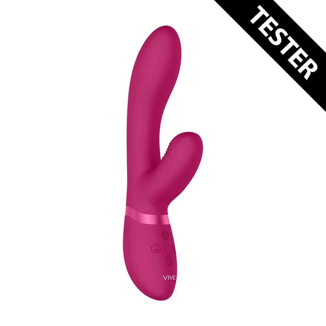 Rabbit Vibrator mit Pulswellen Klitorisstimulation und 10 Funktionen, VIVE by Shots, Rosa, VIVE by Shots – Bild 1