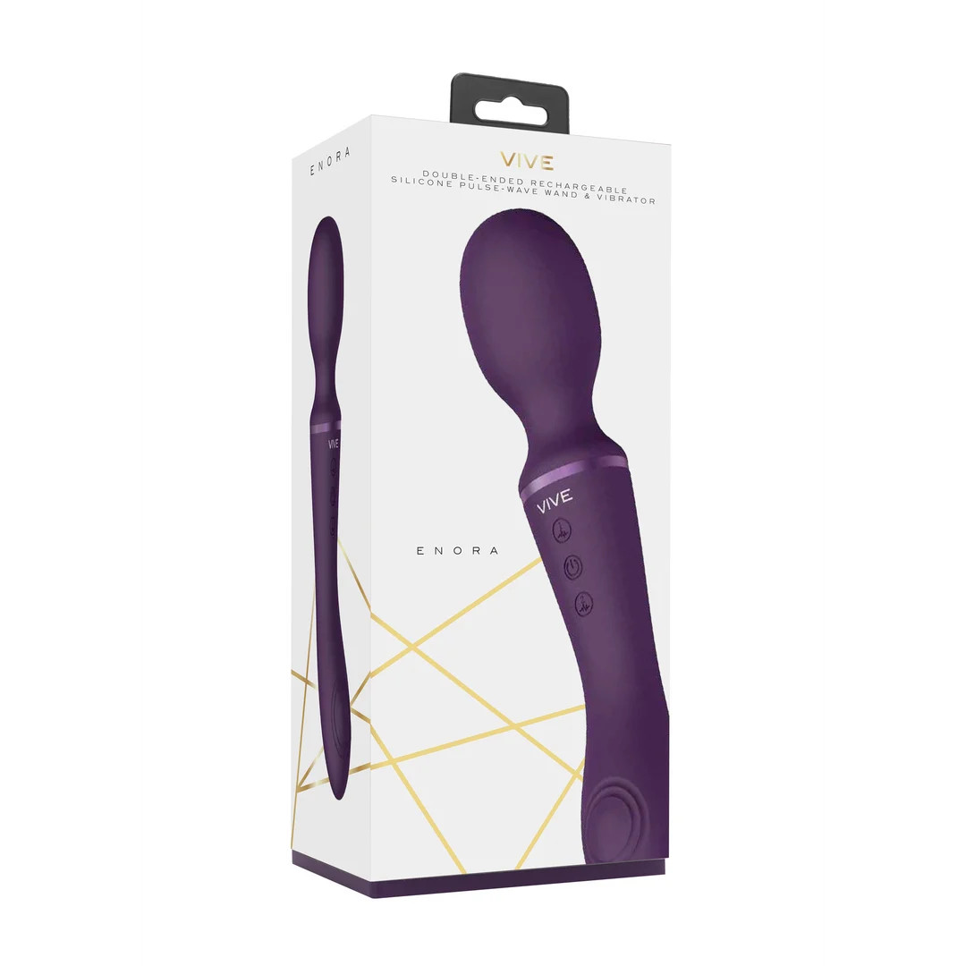 Wandvibrator – doppelseitig mit zwei Motoren und 10+10 Stufen – VIVE by Shots, lila VIVE by Shots – Bild 8