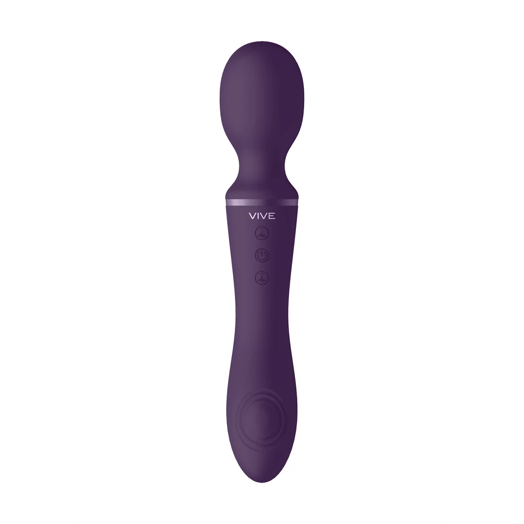 Wandvibrator – doppelseitig mit zwei Motoren und 10+10 Stufen – VIVE by Shots, lila VIVE by Shots – Bild 11