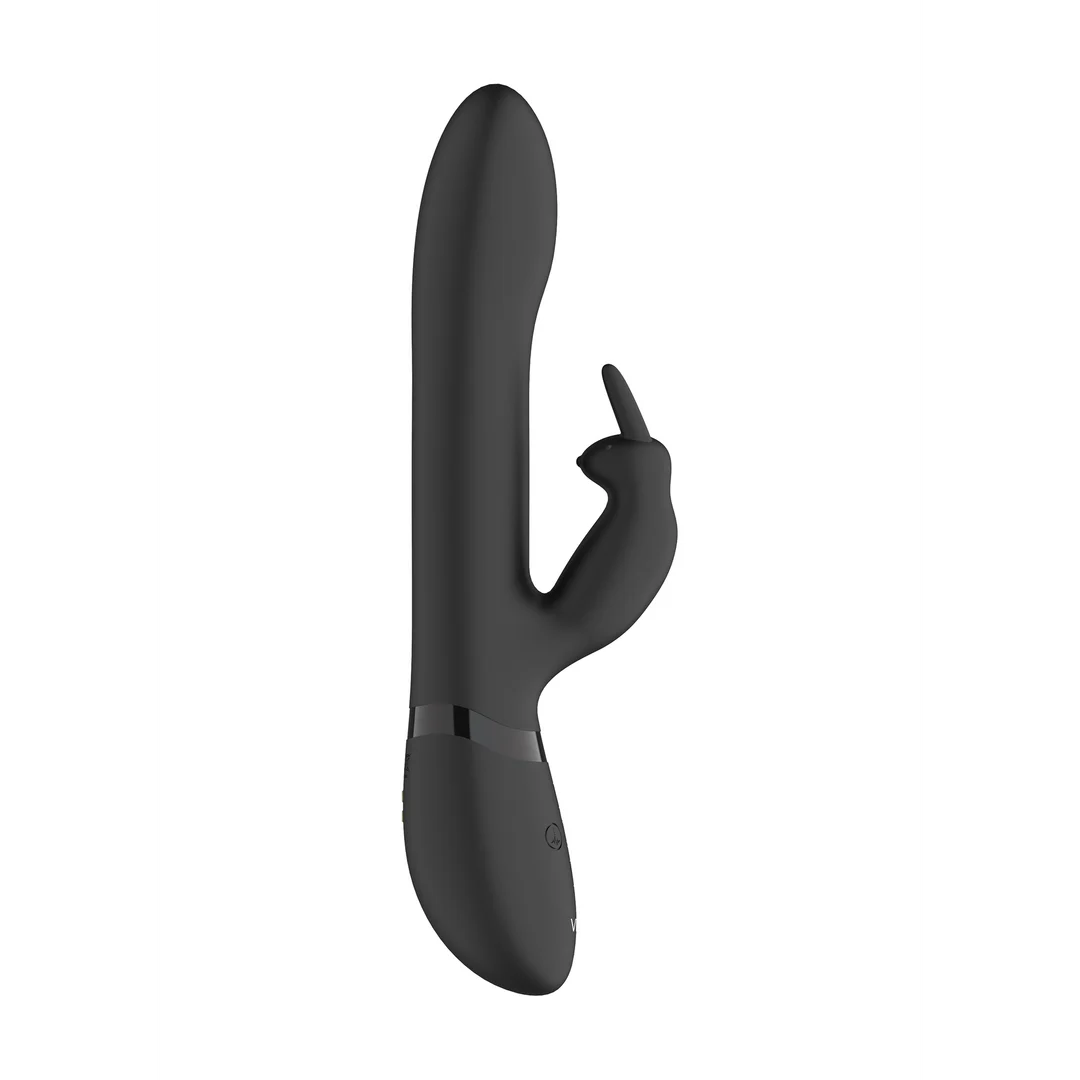 Rabbit Vibrator mit Perlenbewegung und 3 Motoren, VIVE by Shots, schwarz VIVE by Shots – Bild 6
