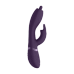 Rabbit Vibrator mit um 360° rotierender G Punkt Spitze und Klitorisstimulation, VIVE by Shots, lila VIVE by Shots – Bild 12