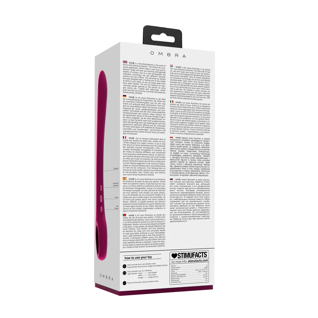 Vibrator mit biegsamem Design, Tester VIVE by Shots – Bild 3
