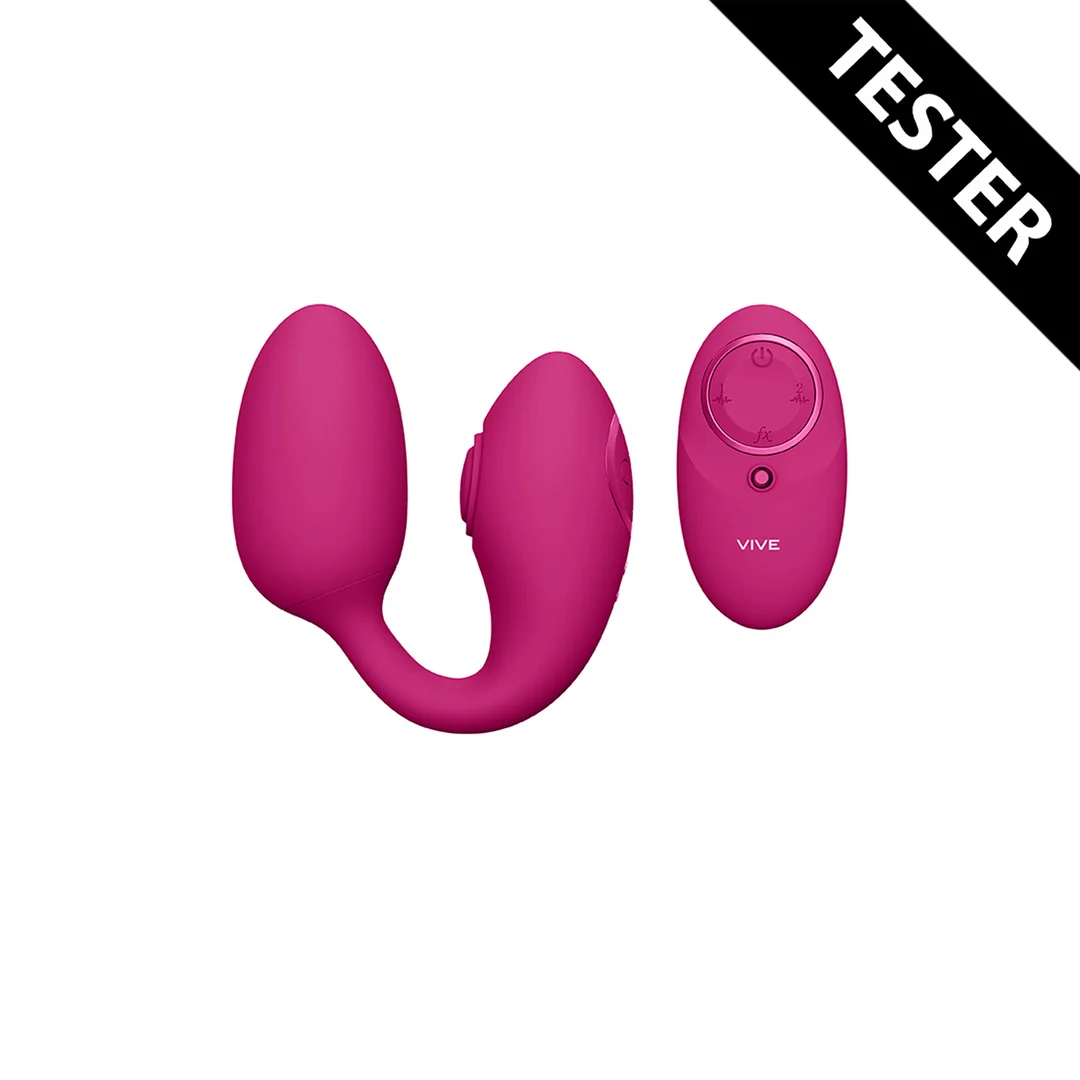 Vibrierender Eiervibrator – duale Stimulation mit 2 Eiern und 10 × 10 Einstellungen – VIVE Rosa VIVE by Shots – Bild 1