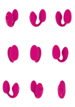 Vibrierender Eiervibrator – duale Stimulation mit 2 Eiern und 10 × 10 Einstellungen – VIVE Rosa VIVE by Shots – Bild 5