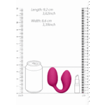 Vibrierender Eiervibrator – duale Stimulation mit 2 Eiern und 10 × 10 Einstellungen – VIVE Rosa VIVE by Shots – Bild 6