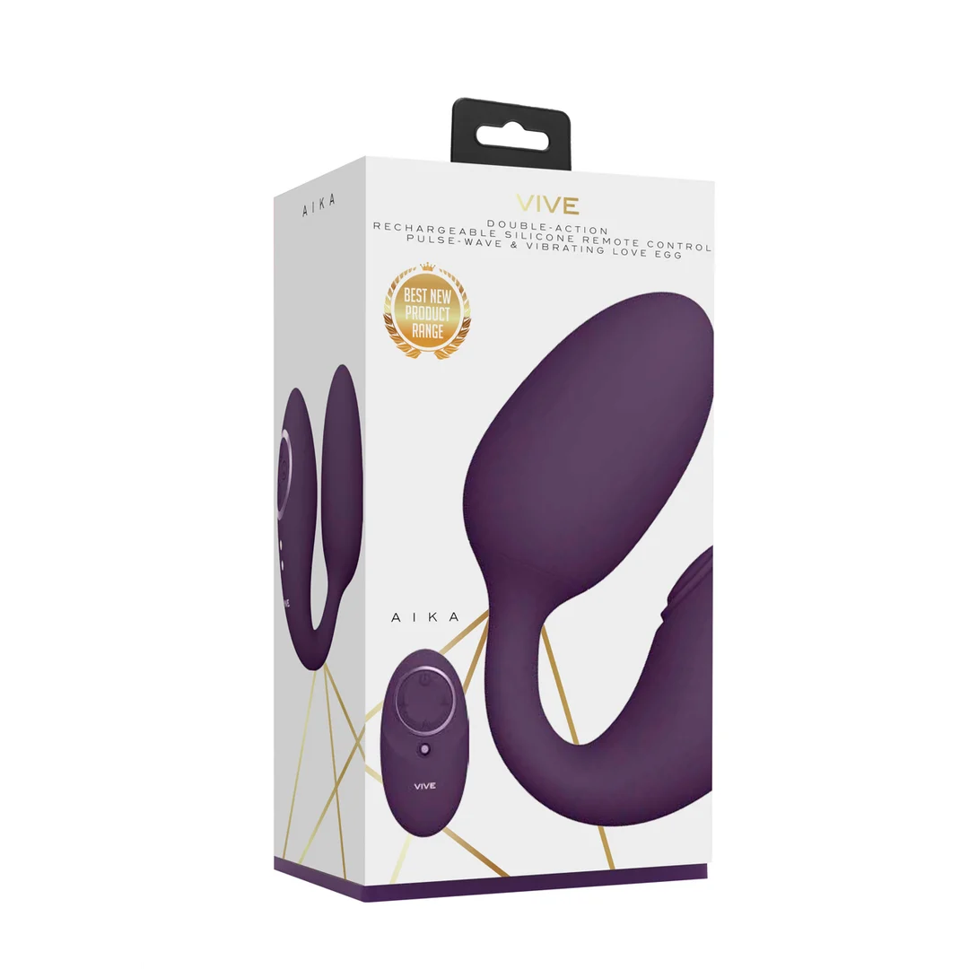 Vibrierender Eiervibrator – duale Stimulation mit 2 Eiern und 10 × 10 Einstellungen – VIVE Rosa VIVE by Shots – Bild 8