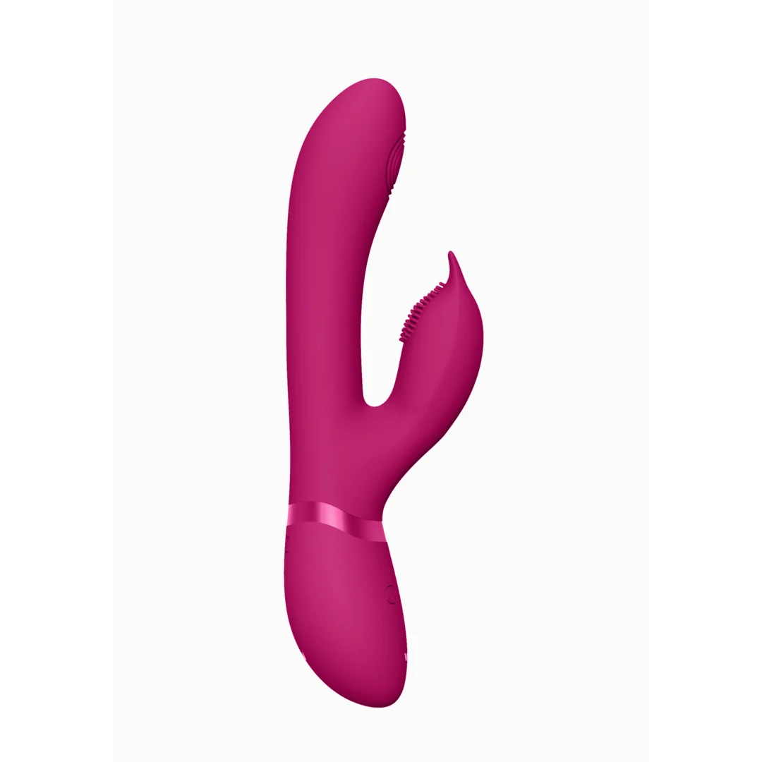 Rabbit Vibrator mit Pulse Wave für G Punkt und Klitorisstimulation – VIVE Lila VIVE by Shots – Bild 3