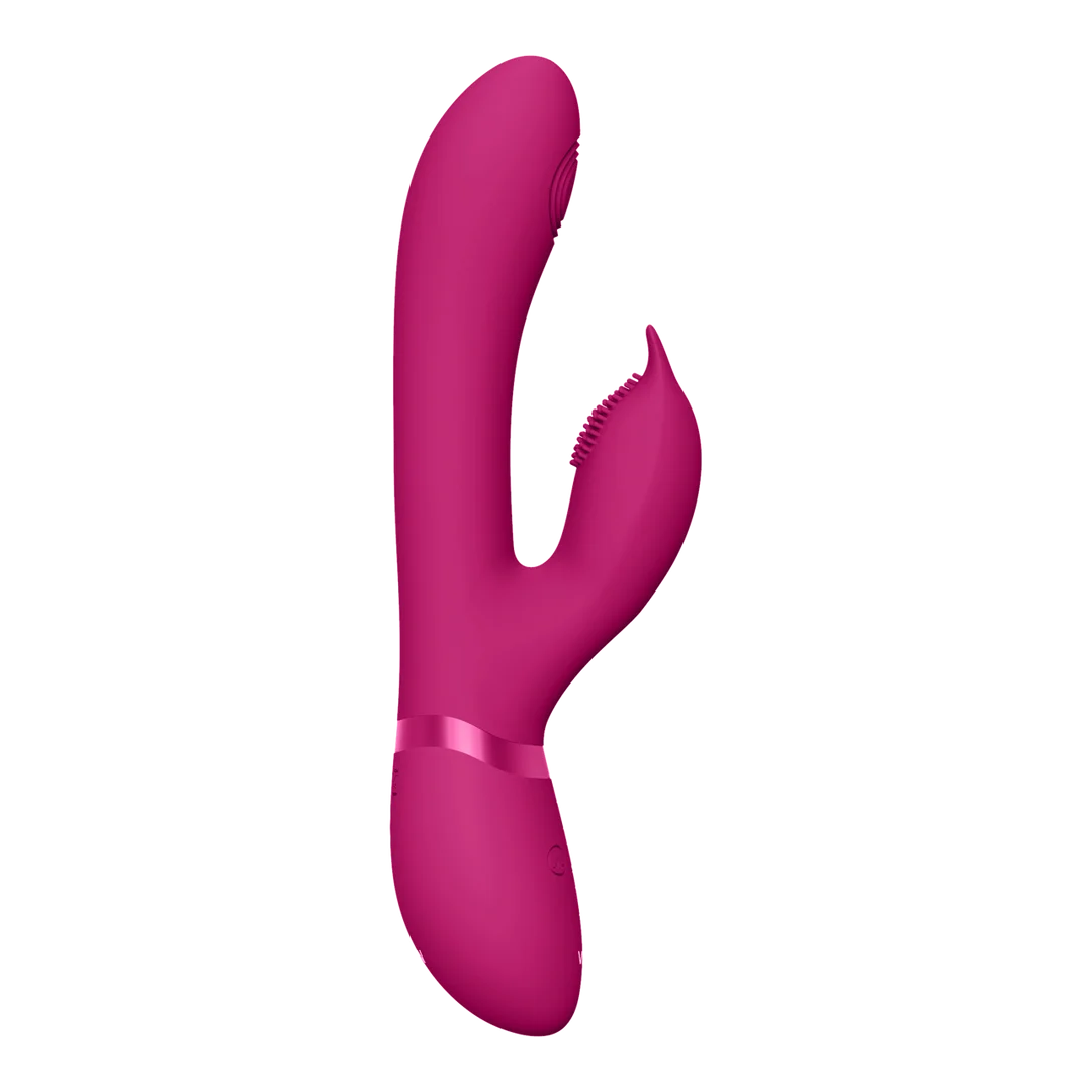 Rabbit Vibrator mit Pulse Wave für G Punkt und Klitorisstimulation – VIVE Lila VIVE by Shots – Bild 5