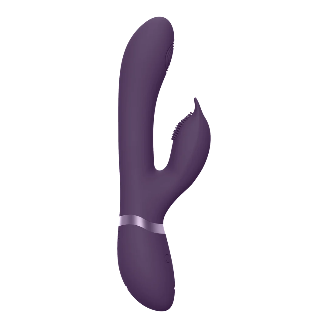 Rabbit Vibrator mit Pulse Wave für G Punkt und Klitorisstimulation – VIVE Lila VIVE by Shots – Bild 9