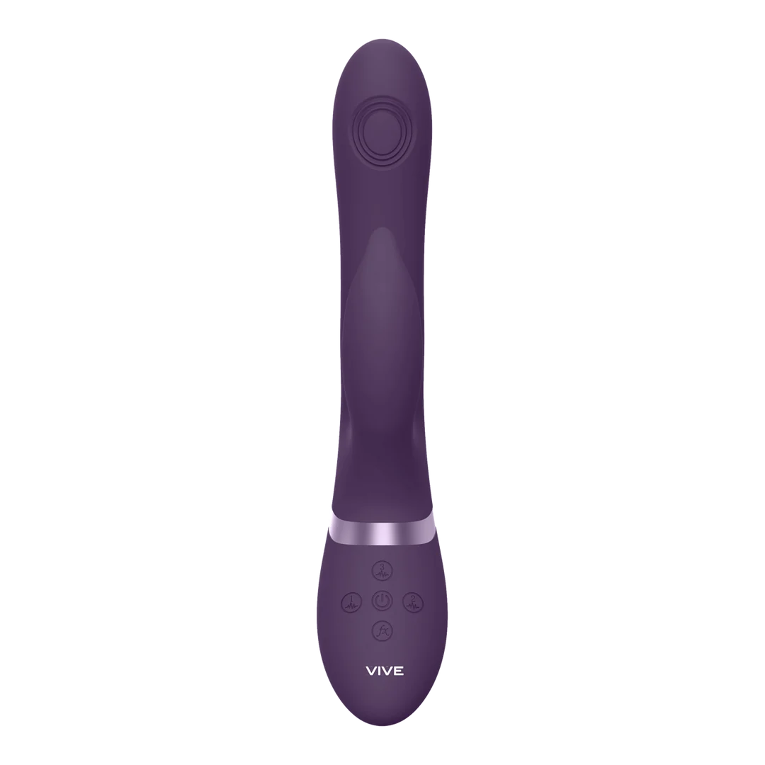 Rabbit Vibrator mit Pulse Wave für G Punkt und Klitorisstimulation – VIVE Lila VIVE by Shots – Bild 10