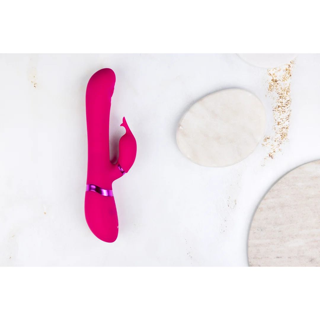 Rabbit Vibrator – Stimulation mit Pulse Wave für G Punkt und Klitoris – VIVE Etsu lila VIVE by Shots – Bild 7