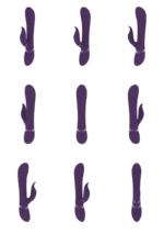 Rabbit Vibrator – Stimulation mit Pulse Wave für G Punkt und Klitoris – VIVE Etsu lila VIVE by Shots – Bild 12