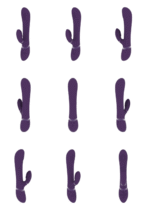 Rabbit Vibrator – Stimulation mit Pulse Wave für G Punkt und Klitoris – VIVE Etsu lila VIVE by Shots – Bild 13