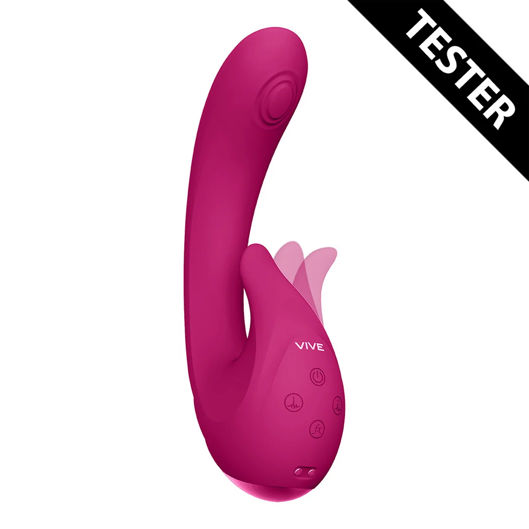 VIVE035PNKTEST_1_1 G Punkt Vibrator – Pulse Wave und Flickering – VIVE, rosa VIVE by Shots – Bild 1