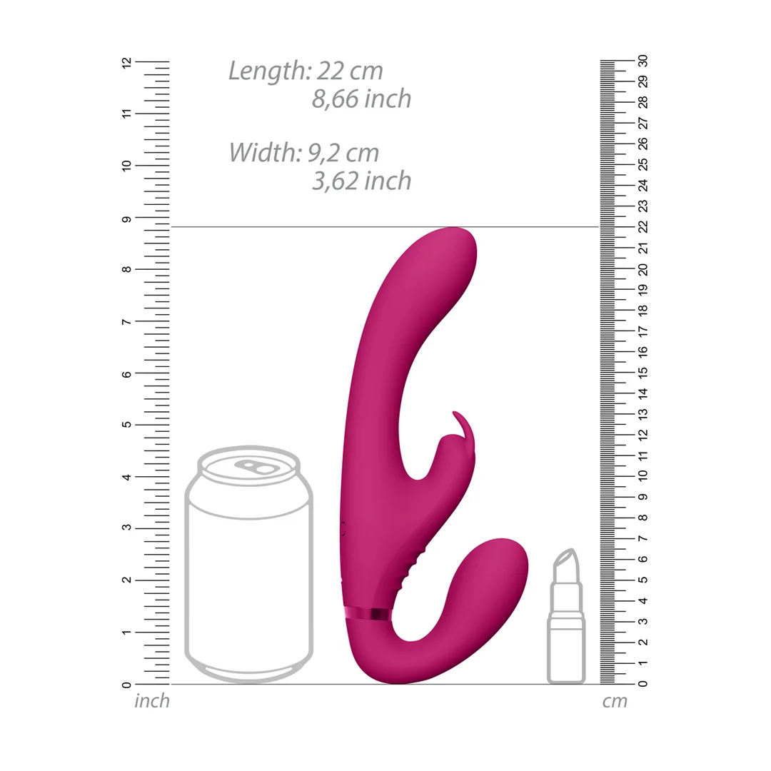 Strapless Vibrator – Stimulation zu zweit für Paare – VIVE Suki, Rosa, VIVE by Shots – Bild 7